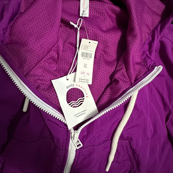 Women's Purple Bomber Jacket - Picture 10 of 12